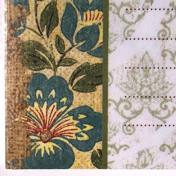 🦋 K&Company Studio112 Notepad 70 sheets 4 x 6 ruled Floral Wallpaper 30-596320 - Picture 3 of 5